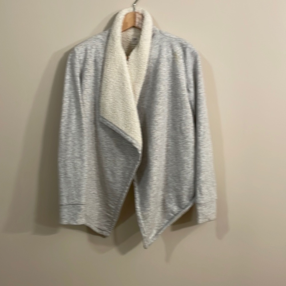 Gap Kids wrap fleece cardigan sherpa  ( xxl)  14-16